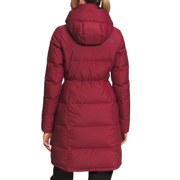 The North Face Women’s Metropolis Parka Coat In Cordovan - Picture 11 of 11